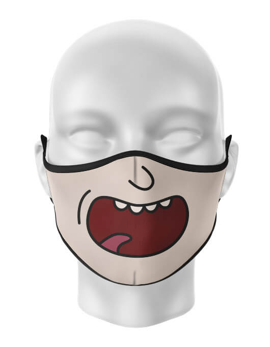 Masca de gura personalizata Happy Morty