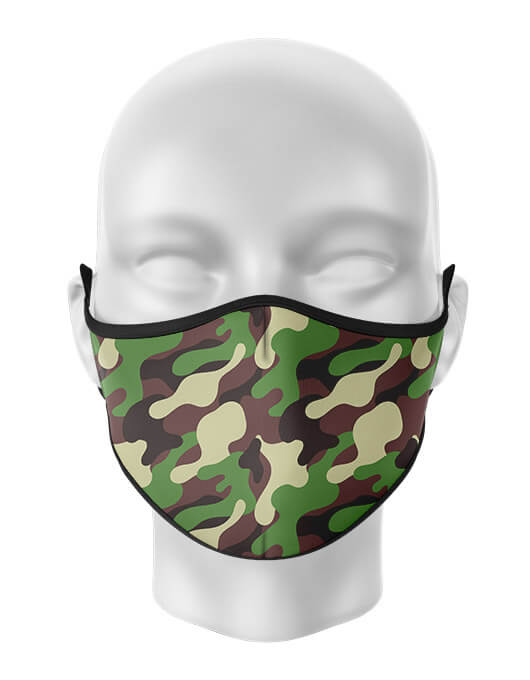 Masca de gura personalizata Camouflage