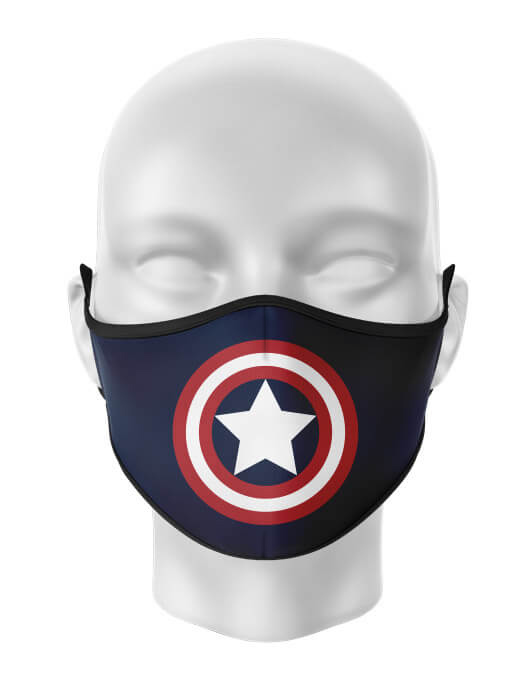 Masca de gura personalizata Captain America