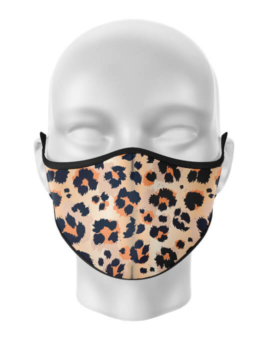 Masca de gura personalizata Leopard