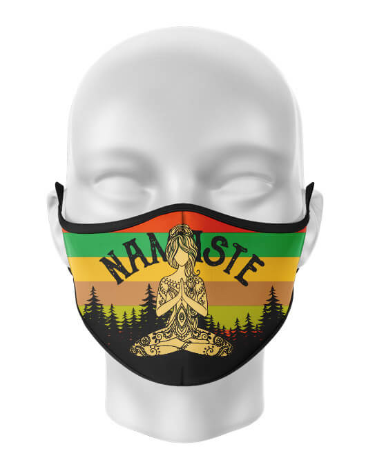 Masca de gura personalizata Namaste