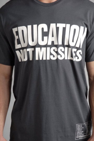 Education not missiles